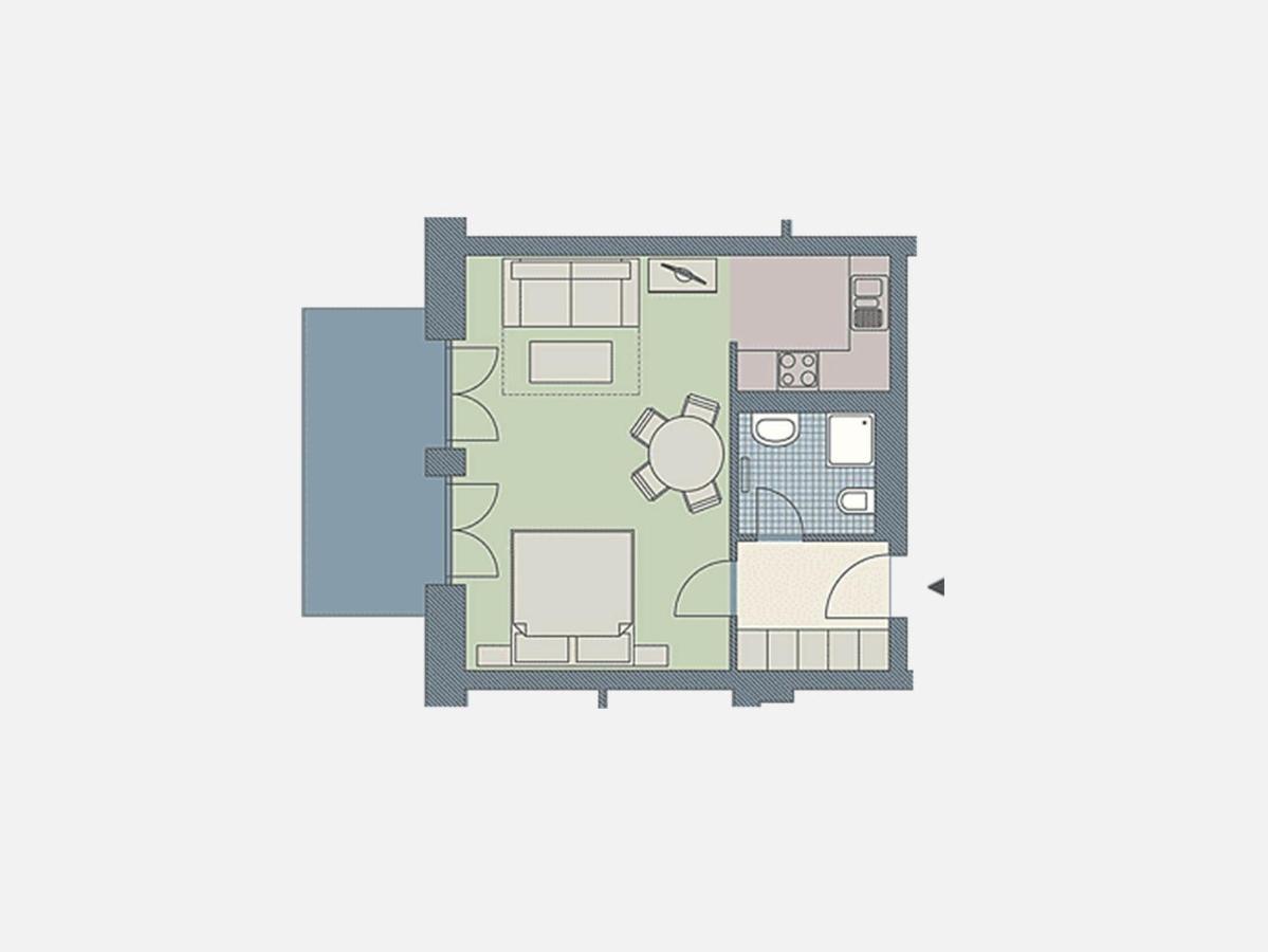 Kaiservillen Heringsdorf - 1-Raum-Ferienwohnung Mit Terrasse D103 Extérieur photo